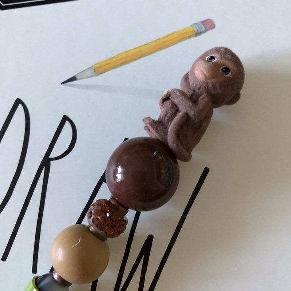 Jungle in my Pocket: Monkey handmade pen - Picture 1 of 3